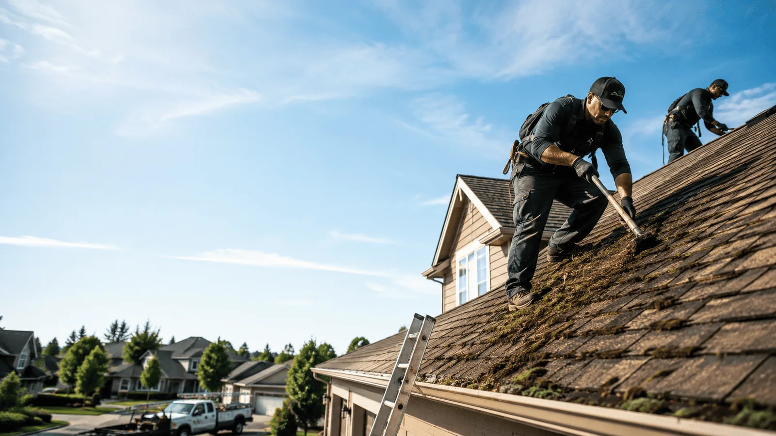 Roof Moss Removal in Arlington, IN near me